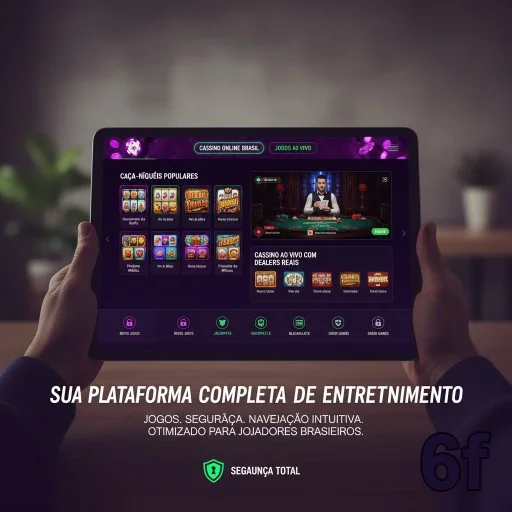 Usuário acessando link seguro para serviços VIP do 6f